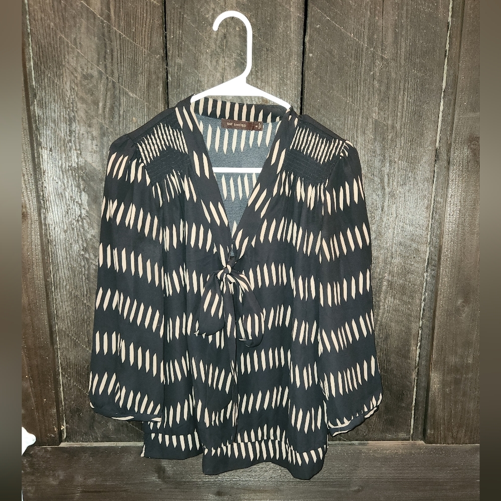 The Limited sheer blouse
